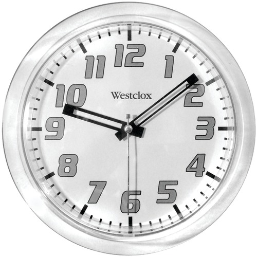 Westclox 7.75&quot; Translucent Wall Clock (white)
