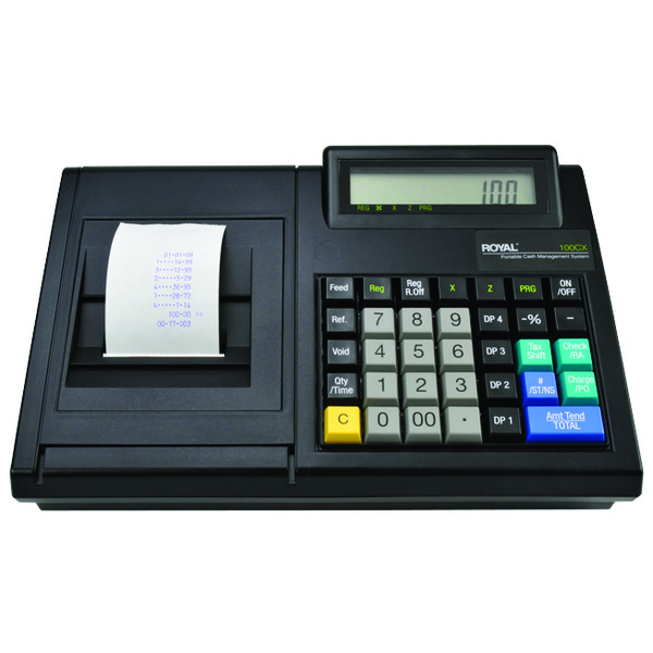 Royal 100cx Portable Electronic Cash Register
