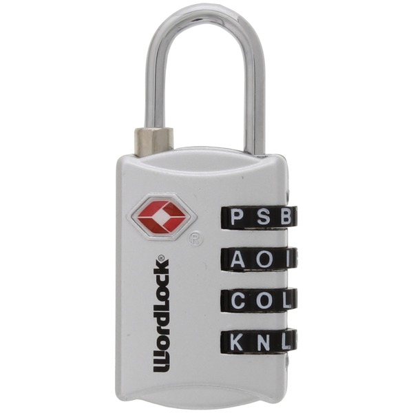 Wordlock 4-dial Luggage Lock (silver)