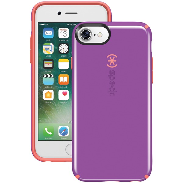 Speck Candyshell Case For Iphone 7 (revolution Purple And Warnin