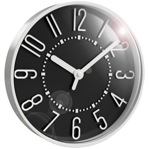 Westclox 10-inch Black Wall Clock