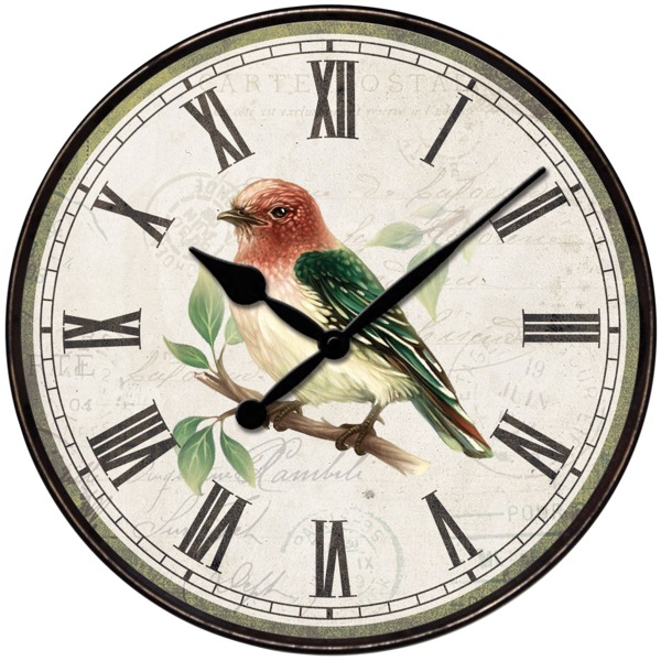 Westclox 12-inch Bird Wall Clock