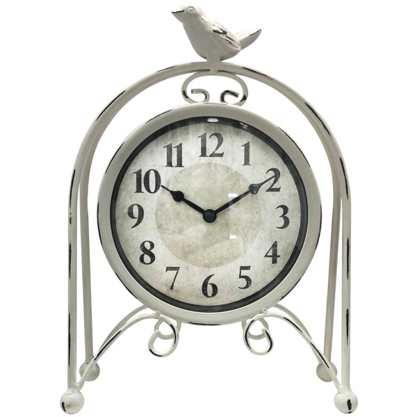 Westclox Metal Bird Table Clock