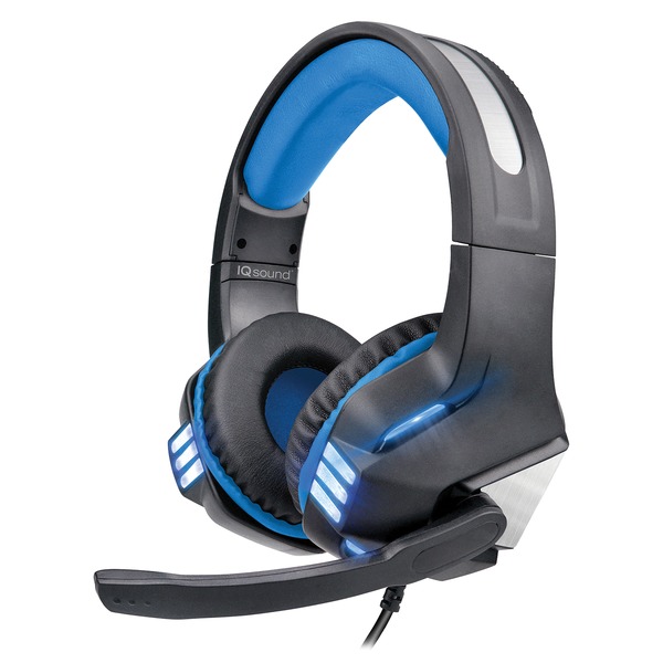 Supersonic Pro-wired Gaming Headset With Lights (blue)