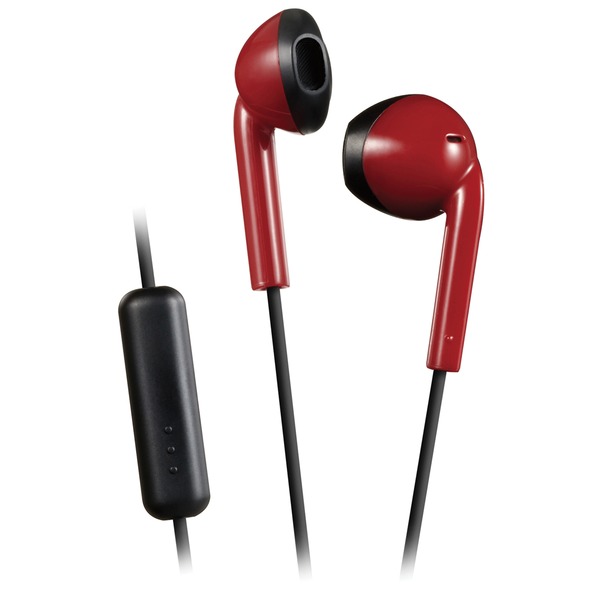 Jvc Retro In-ear Wired Earbuds With Microphone (red)