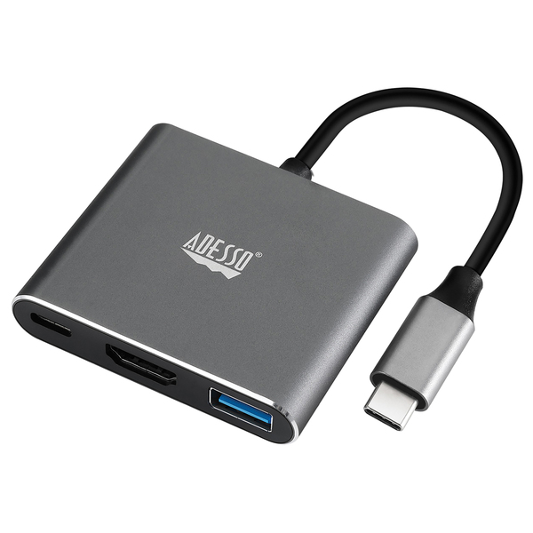 Adesso Usb-c Multiport Docking Station (3 In 1)