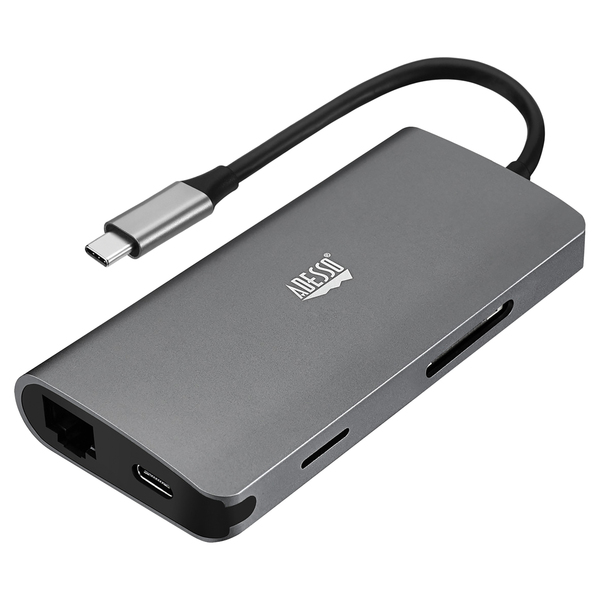 Adesso Usb-c Multiport Docking Station (8 In 1)