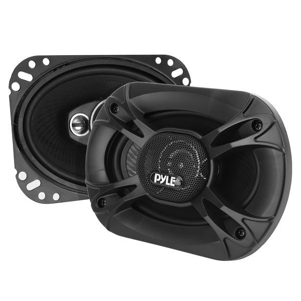 Pyle 4-inch X 6-inch 300-watt-max 3-way Coaxial Speakers
