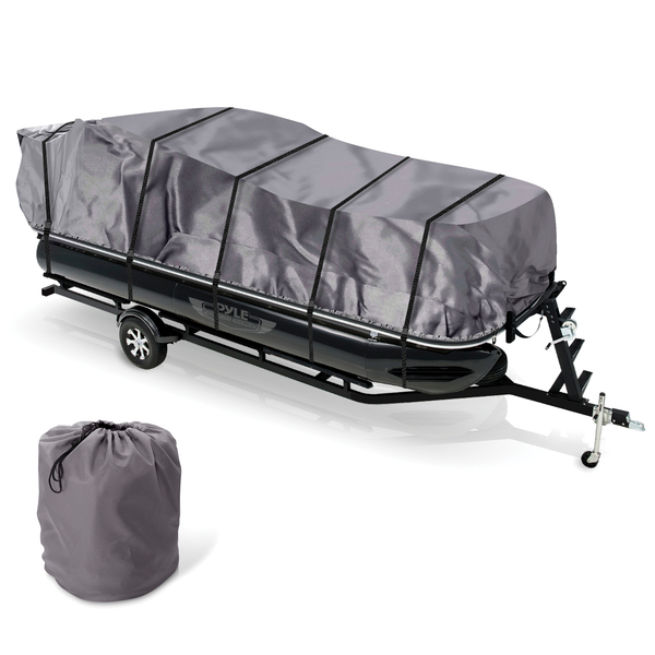 Pyle Armor Shield Trailer Pontoon Boat Cover
