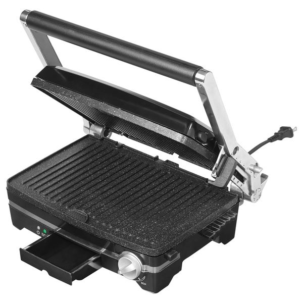 Starfrit The Rock 1,500-watt Panini Maker With Reversible Pl