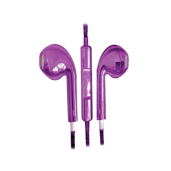 At&amp;t In-ear Wired Stereo Earbuds With Microphone (rose)