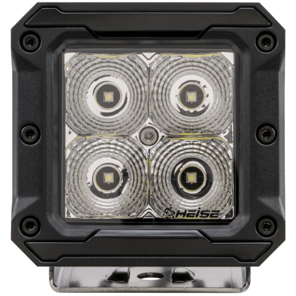 Heise Led Lighting Systems 3-inch 4-led Cube Light With Flood Be