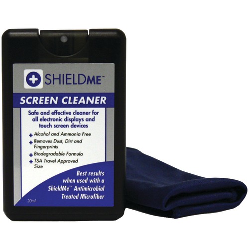 Shieldme Screen Cleaner With Microfiber Cloth (20ml; 6&#34;