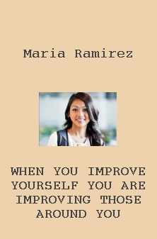 When you improve yourself you are improving those around you