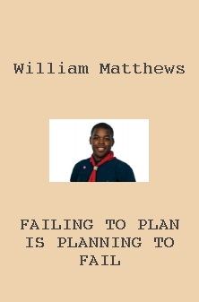 Failing to plan is planning to fail